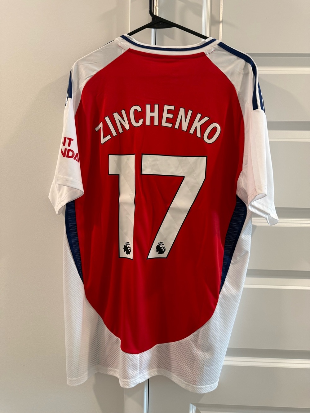 NWT Adidas Arsenal Oleksandr Zinchenko EPL Home Fan Jersey XXL